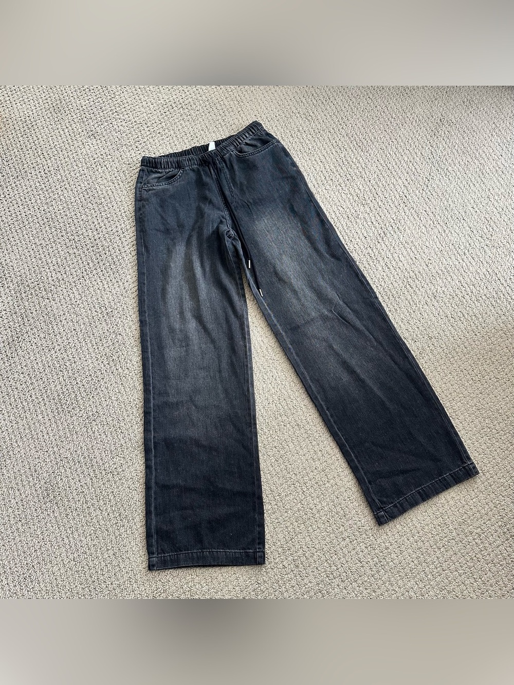H&M Black Relaxed baggy lightweight Jeans / pants